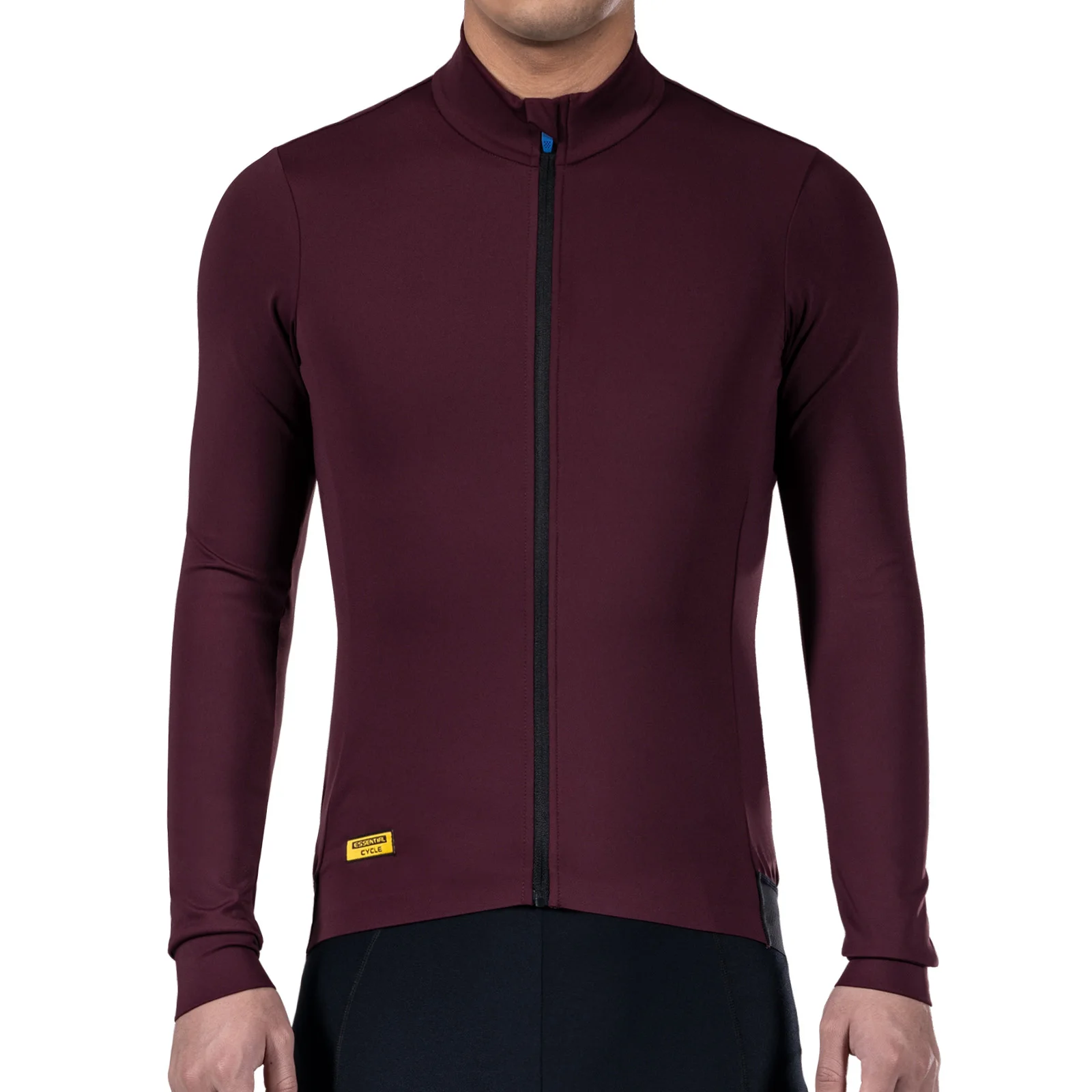 thumbnail image 1 of MY KILOMETRE Primavera Otoño 2023 Maillot de Ciclismo para Hombre Manga Larga Cremallera Completa Slim Fit Camisetas de Ciclismo Ropa de Ciclismo de Carretera, 1 of 5