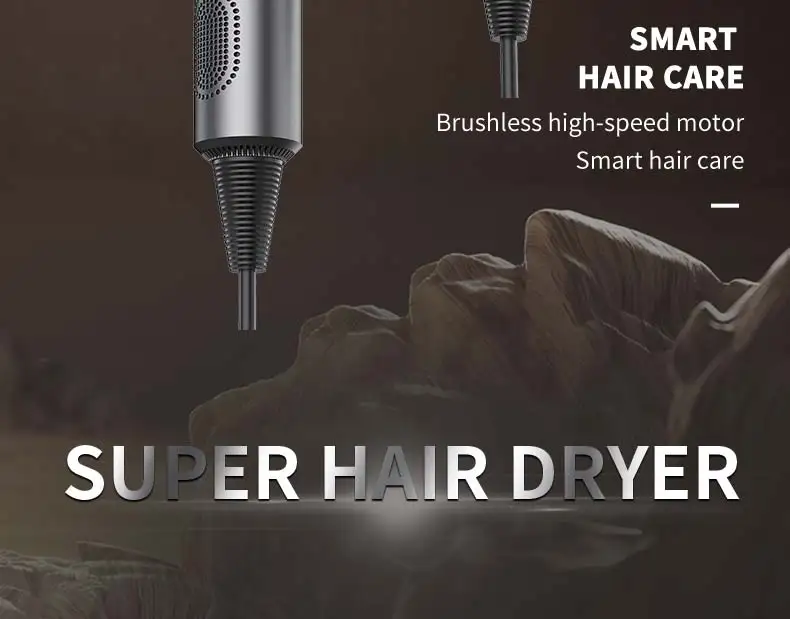 Description Picture 3 of itemHigh Speed Anion 110000rpm Hair Dryer Wind 62m/s 1600W 2 Minute Quick Dry Professional Hair Care Negative Lon