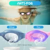Kids Swimming Goggles Girls Boys Swimming Goggles  Anti-Fog Goggles UV Protection No Leakage Gift Case For 3-14 Yea 2