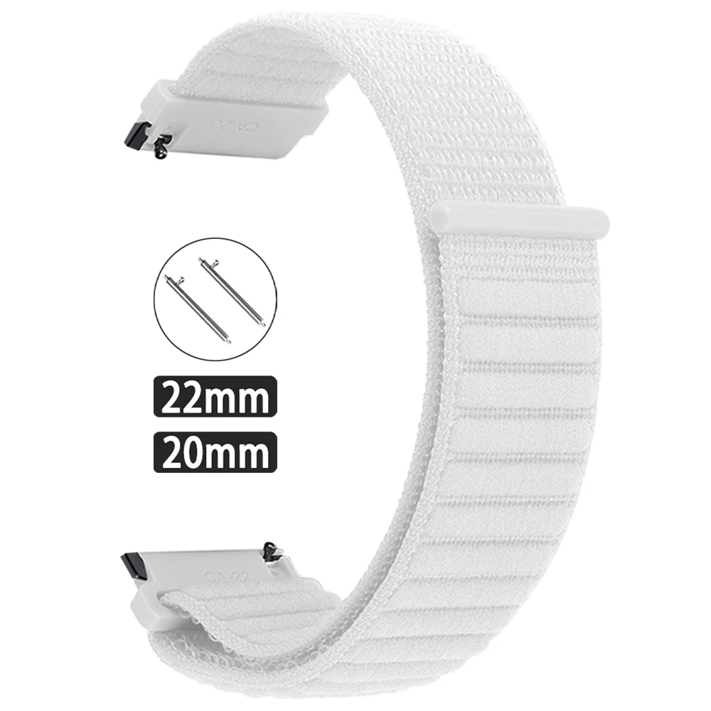 Nylon Loop Strap 20-22mm Watchband Bracelet