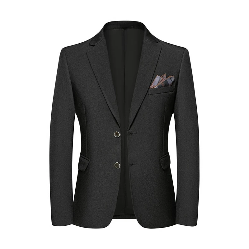 Men 2023 New Advanced Fashion Business Handsome Fashion Casual Four Seasons  Polyester  Mens Blazer Jacket  Regular  Blazers 2