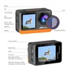 2.0" Touch IPS Dual Screen Action Camera 4K60FPS 24MP Wi-Fi 170D EIS Optional Filter 1080P Webcam Underwater 30M Sport Camera 6