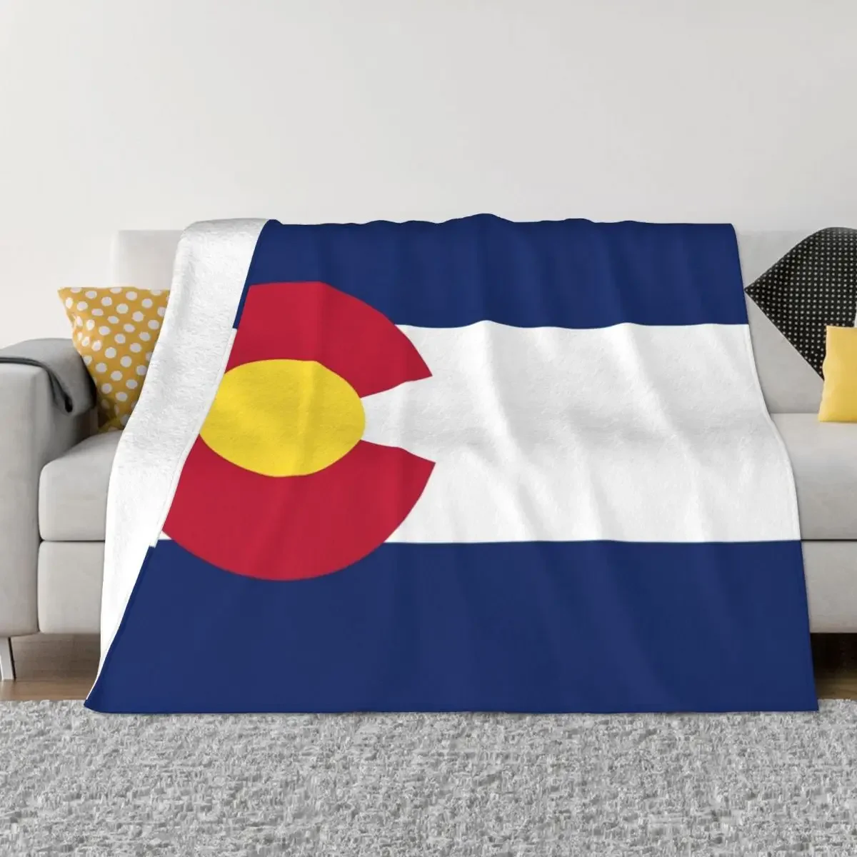 

Colorado Flag Throw Blanket Soft Beds Fluffys Large Blankets