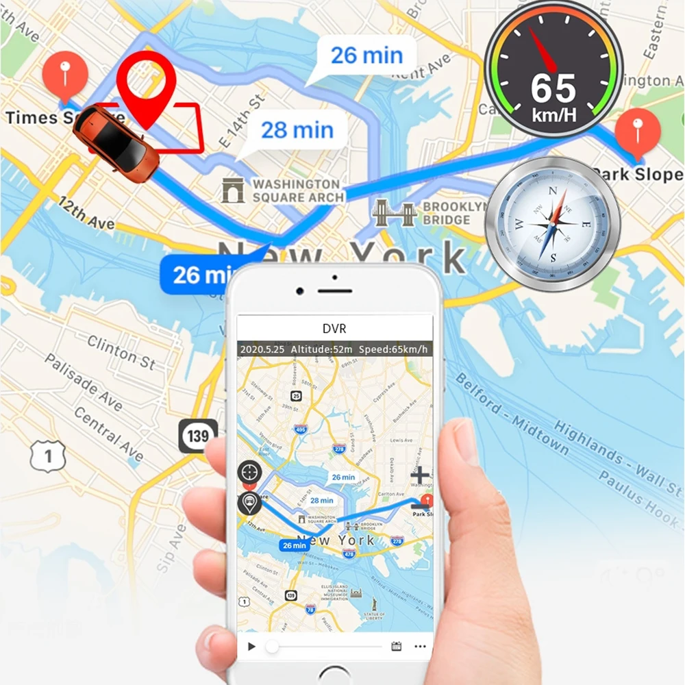   ķ ī޶, 1080P Ǯ HD ̺  , GPS , ڵ DVR, GPS, Ʈ , ڵ ׼,  ڽ