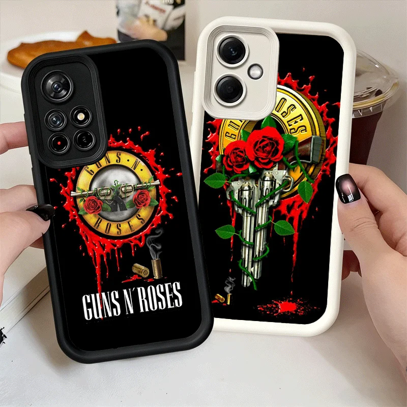 Stylish Soft Protective Phone Case with Rock Band Design