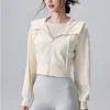 Women's Quick-Dry Loose jacket Hooded Fitness Coat Long Sleeve Sports Jacket for Running Yoga Training Tight Shirt Sport Jacke