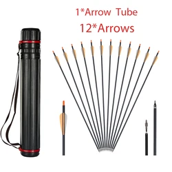 Premium 31 Carbon Hunting Arrows with Removable Tips (Set 6)