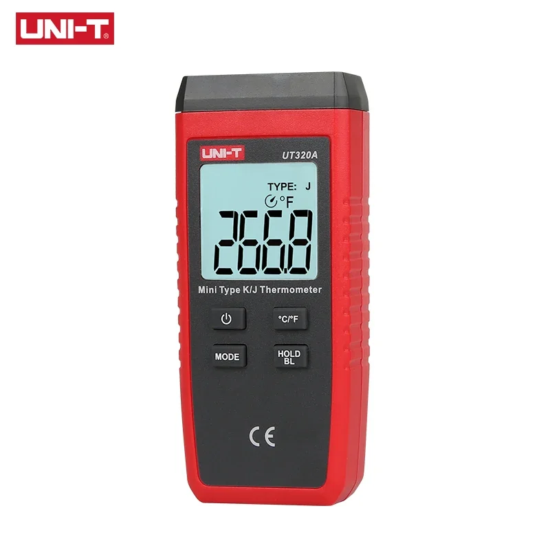 

UNI-T UT320A Mini Contact Type Thermometer K/J Thermocouple Probe Selection With LCD Backlight Temperature Measurement