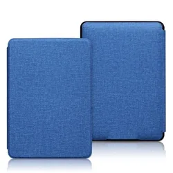 Luxurious Leather Anti - Scratch Folio Cover - DP75SDI KPW 1 2 3 (Dark Blue)