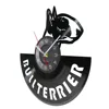 English Bull Terrier Vinyl Record Wall Clock Puppy Animal Home Decor Bullterrier Dog Lovers Retro Music Album Longplay Clock 2