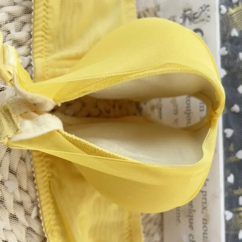 Push Up Padded Bra 12CM Thicken for Small Chest A B Cup Wireless Comfort Bras with Wide Side Wings No Spill Lingerie Seamless 2