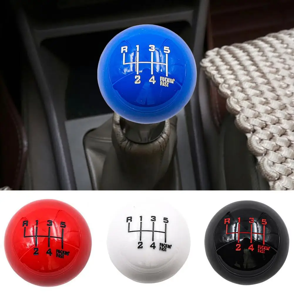 

Sturdy High-quality Acrylic 6 Speed ball shape Acrylic Gear Shift Knob Shifter Lever Head