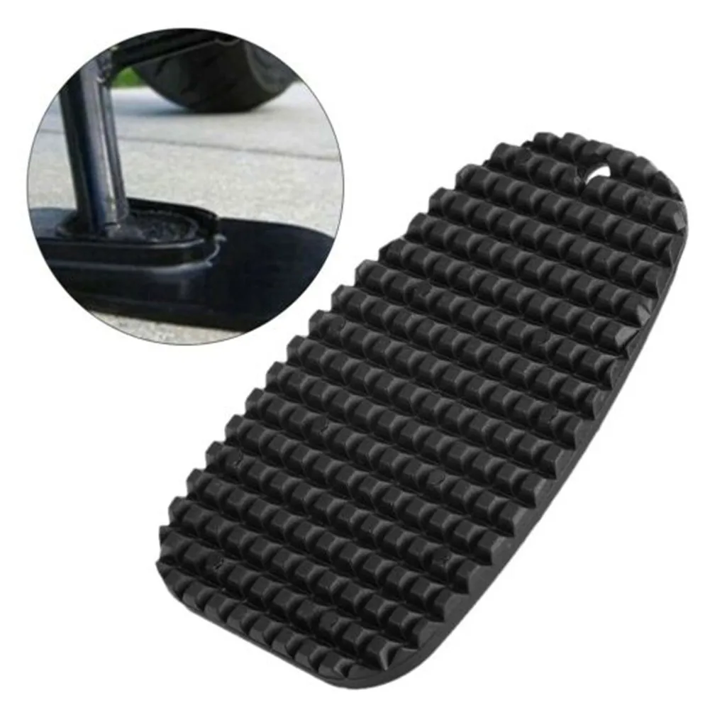 Motorcycle Kickstand Support Pad - Durable ABS Plastic Side Stand Extension for Enhanced Stability and Surface Protection