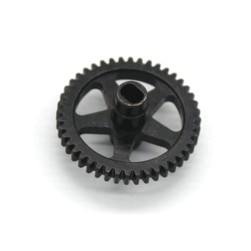 New-Steel 44T Reduction Gear And 27T Motor Gear For Wltoys 144001 144002 144010 124016 124017 124018 124019 RC Car Parts