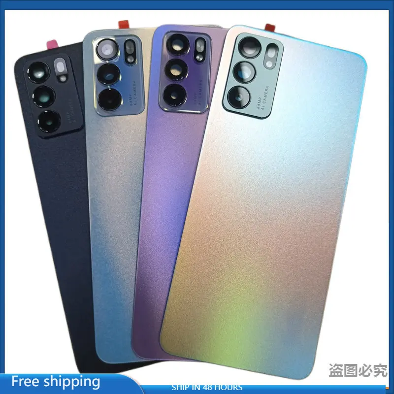 

Original For OPPO Reno 6 5G Back Battery Cover For OPPO Reno 6 Back Glass Cover Rear Door Housing Case Panel Replacement Parts