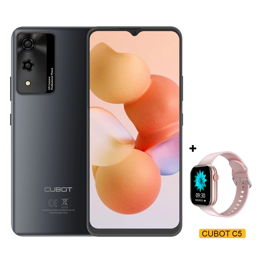 Android Smartphone Cubot A10, 12GB RAM (4GB+8GB), 128GB ROM, Octa