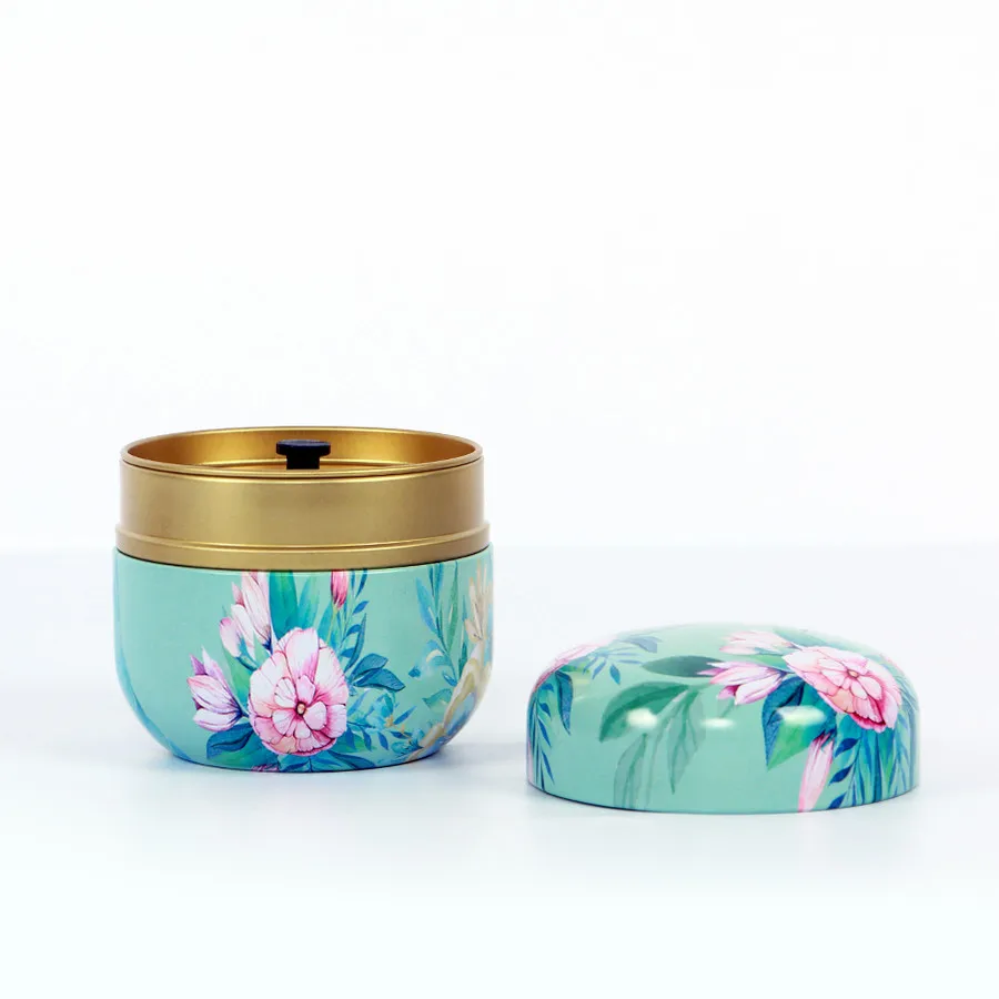 50ml Japanese style Kitchen Tea Box Jar Storage Holder Sweetmeats Candies Cans Teaware Tea Caddies tin containers storage box