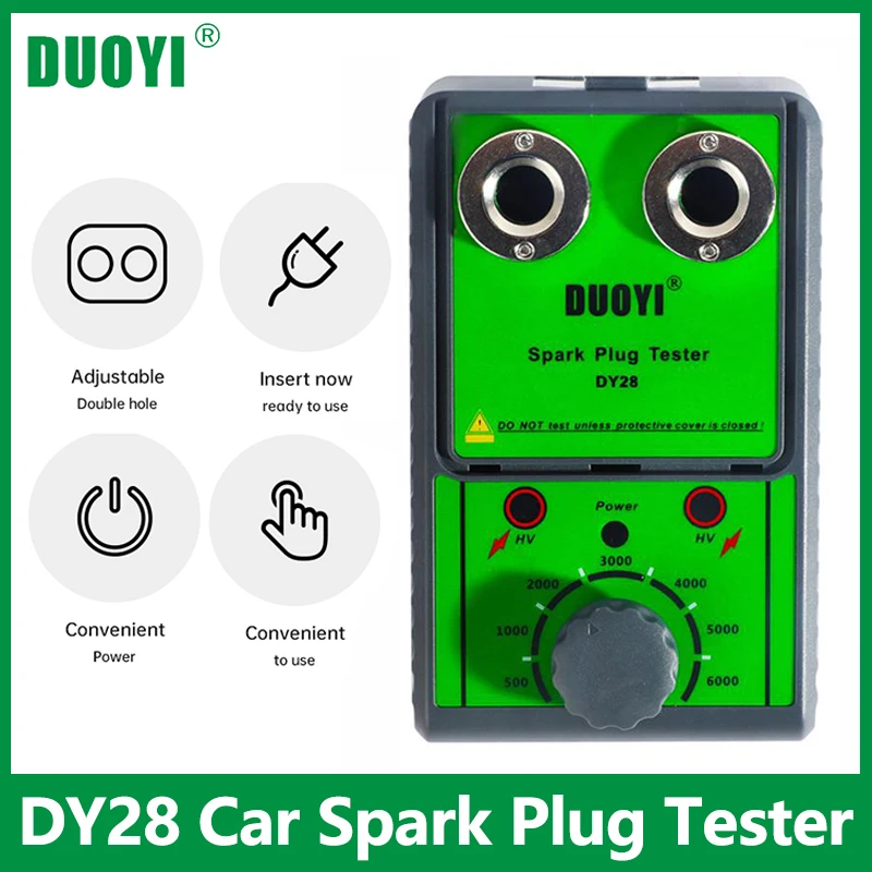 Acheter Outil de Diagnostic 220V 110V, analyseur à Double trou, testeur de bougies  d'allumage de voiture, testeur de système d'allumage, analyseur de bougies d 'allumage automobile