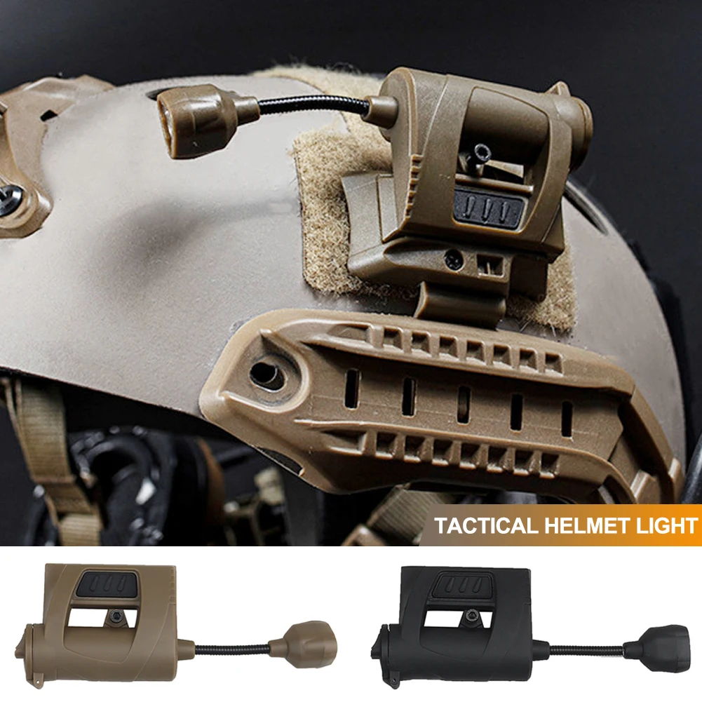 1Pc Tactical Helmet Light 3 Modes Green Red IR Laser Helmet Lamp for Fast Mich Helmet for Outdoor Sports Hunting Fishing