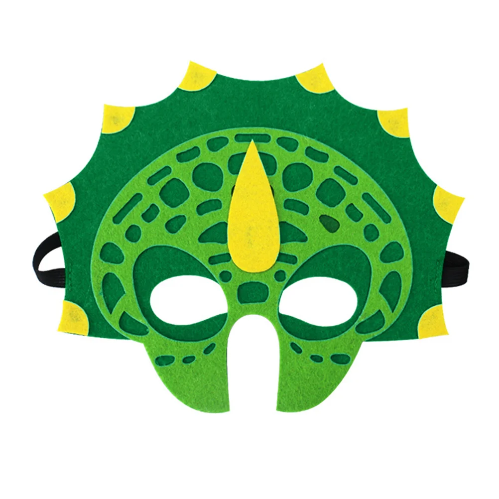 4 Pcs Felt Dinosaur Mask Child Kids Cosplay Inflatable Animal Educational Playthiny