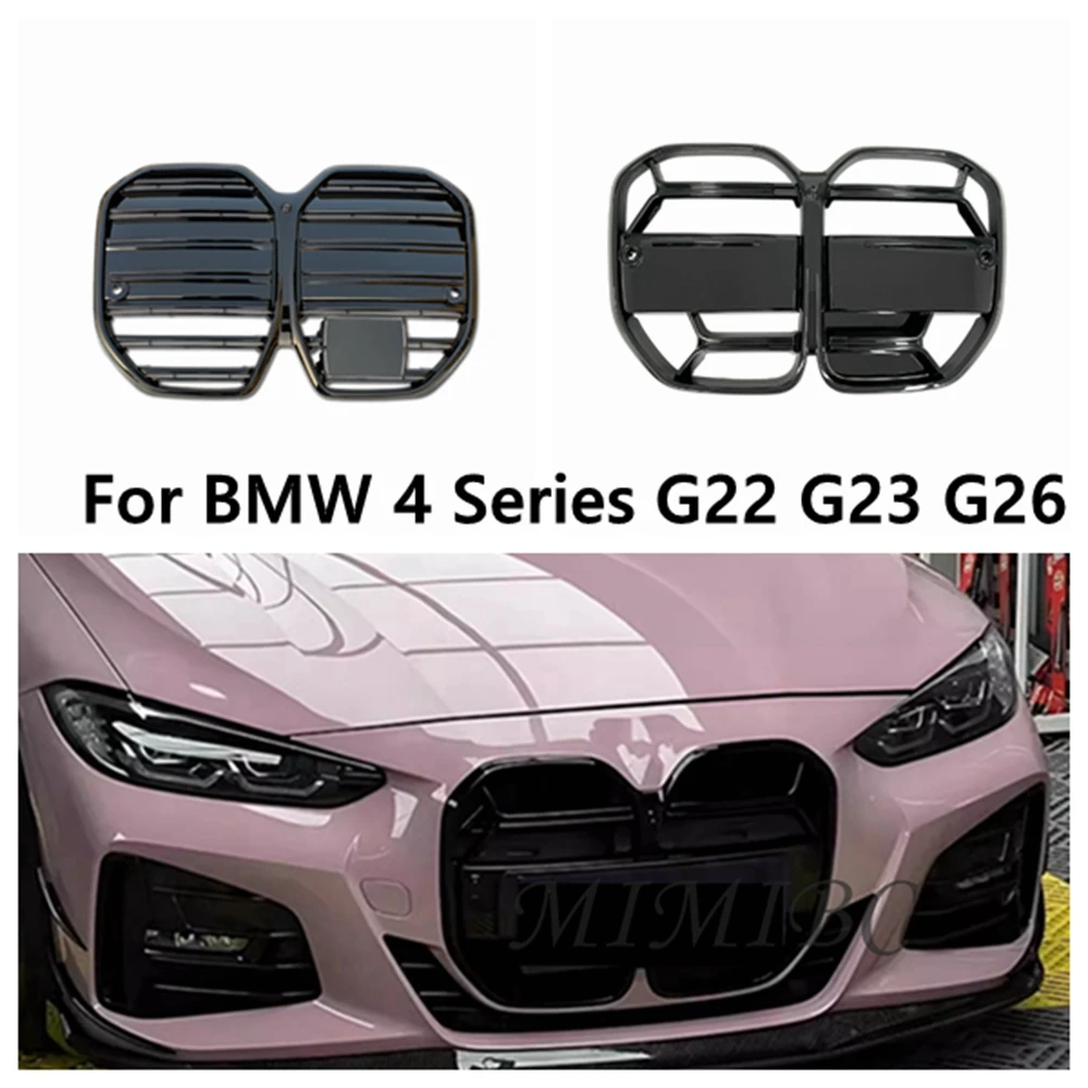 

4 Series I4 Grille For BMW G22 G23 G26 Front CSL Style M4 Grill Auto Racing Grid 2021- xDrive Gran Coupe Cabrio 425i 430i M440i