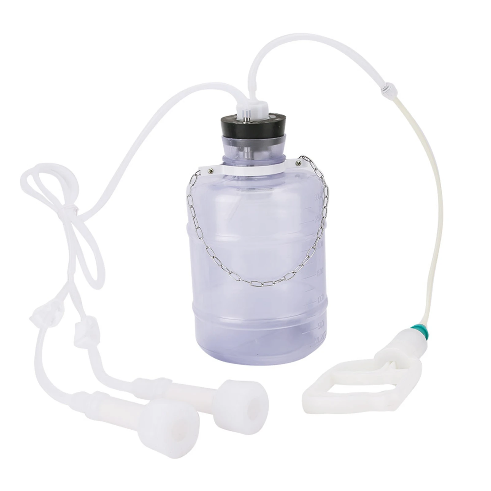 2L Melkmachine Handmatige Geitenmelker Roestvrijstalen Fles Draagbare Melkkit, Geitenmelkmachine voor Melkplant Farm Handling Supplies Livestock Supplies