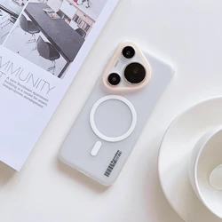 Ultra-Thin Frosted Magnetic Case - Trendy Hard Translucent PC Cover for Mate 70 (White)