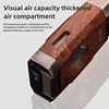 HONEST  Windproof Double Jet Flame Butane Cigar Lighter with Cutter, Refillable Durable Torch for Outdoor Cigars & Pipe Lighting 3