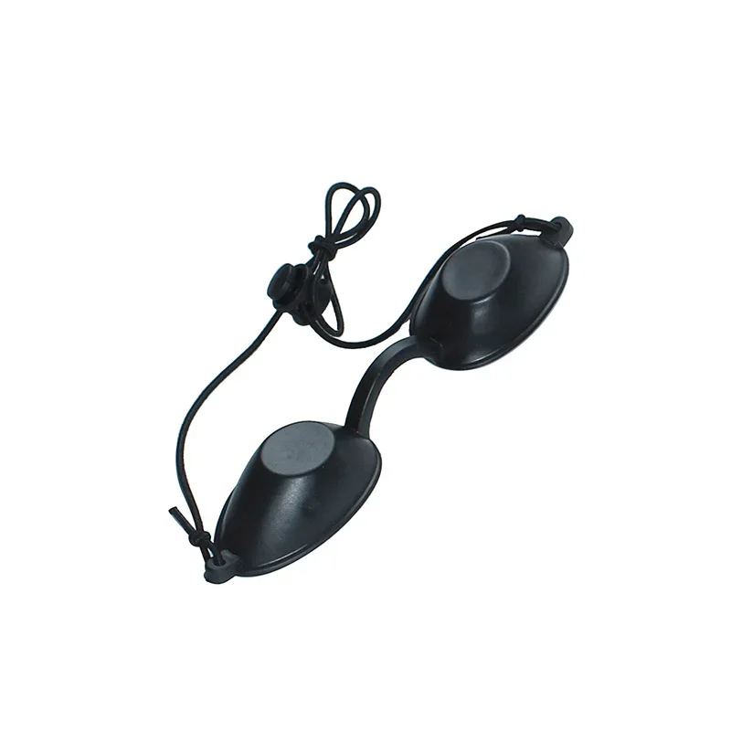 1pc Soft Sunbathing Eyewear Tanning Goggles Beach Adjustable UV Skin Tanning Eye Protection UV Shield Glasses Black 4