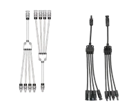 1/5/20/100 Sets DC PV Y Branch Photovoltaic Solar Connector 1000V 30A Male Female 3-Way 4-Way 5-Way Plug 1 To 2/3/4 Adapter 6