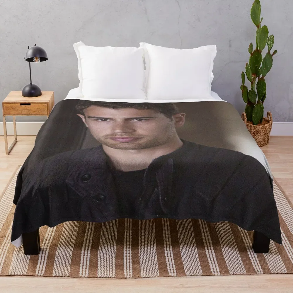 

theo james Throw Blanket Sofas Dorm Room Essentials Fluffy Shaggy Soft Big heavy to sleep Blankets