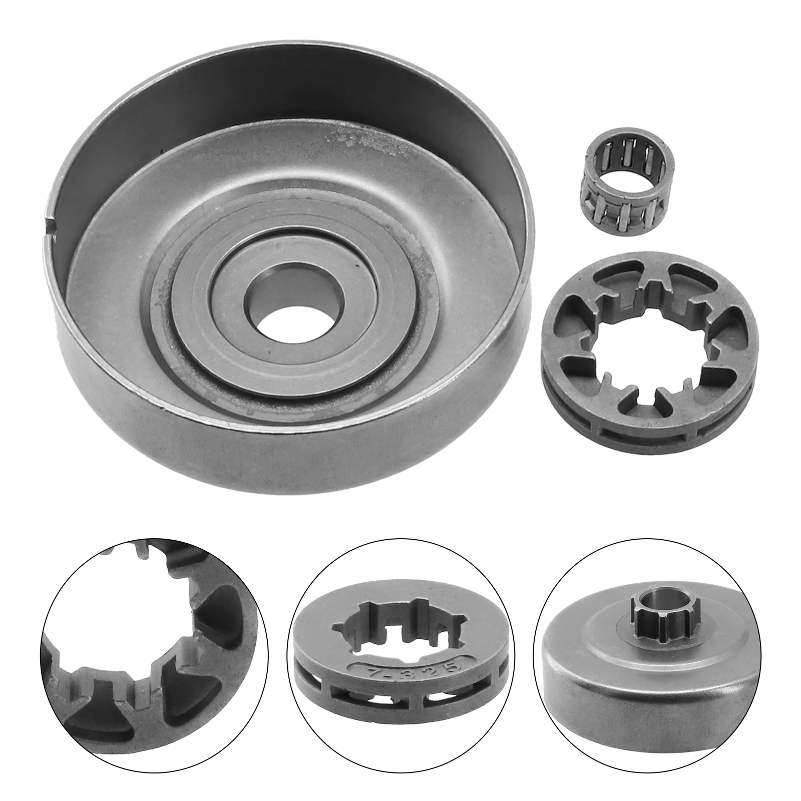 

For OEM 1123 640 2074 Clutch Drum Needle Bearing 0.325\" Pitch 17mm Chainsaw Accessories Replacement OEM Brand New