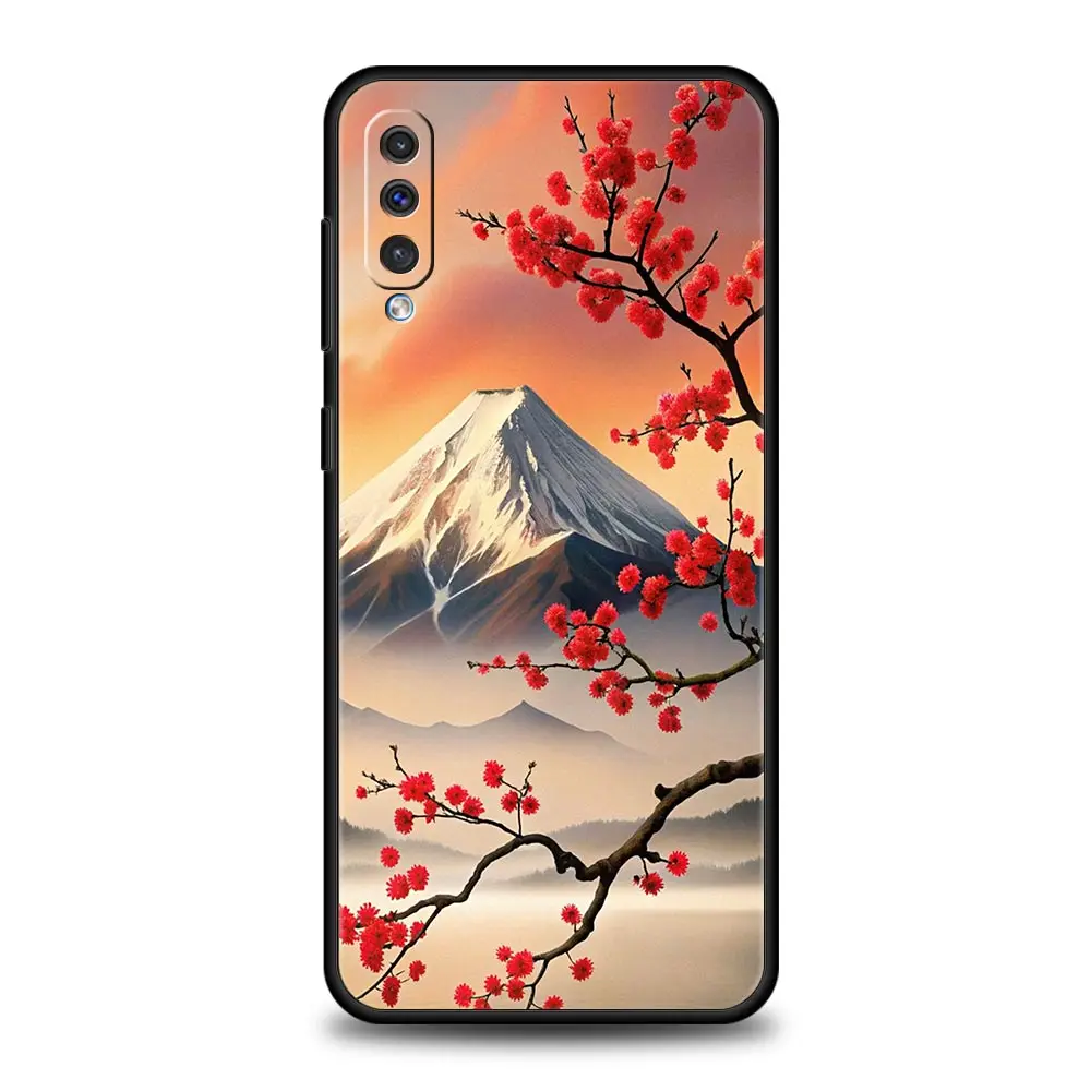 Japan Mount Fuji Cherry Blossom Phone Case Cover