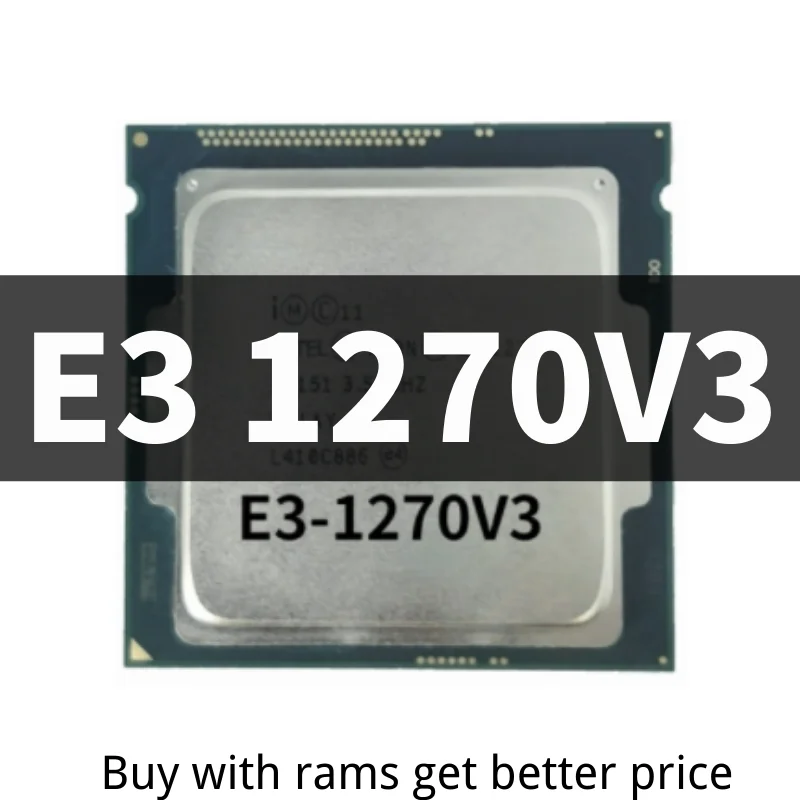 best cpu for gaming Xeon E3-1270v3  3.5 GHz Quad-Core Eight-Thread CPU Processor L2=1M L3=8M 80W LGA 1150 top processor