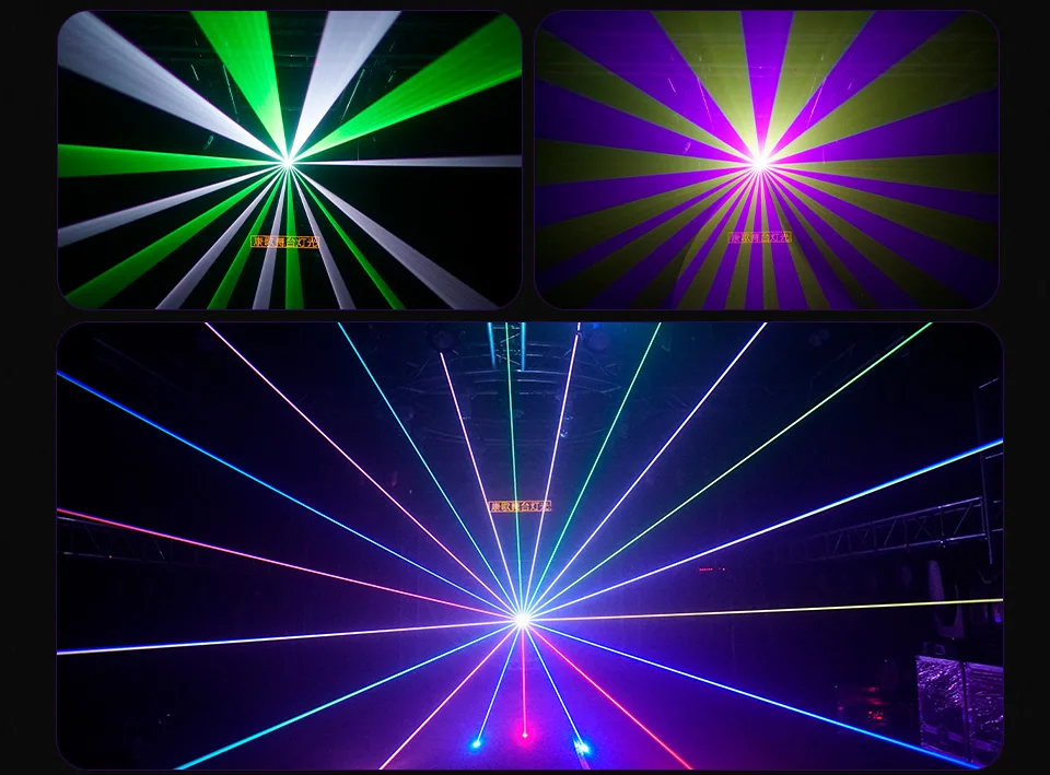 2-6W Stage Animation Scanner Dj Disco Laser Light ILDA Animation Laser Light RGB