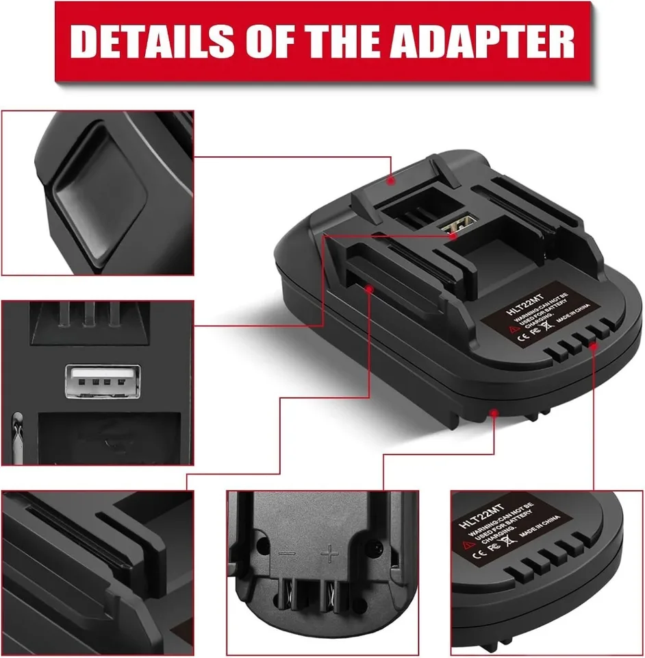 ヒルティからマキタへのバッテリーアダプター,電動工具,マキタ用