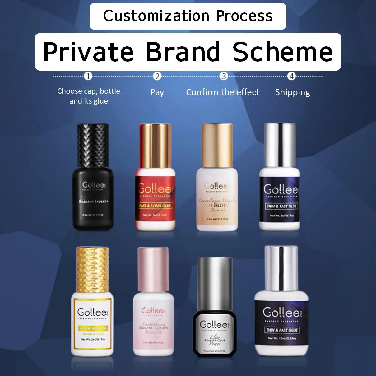 Sensitive Clear Eyelash Adhesive Glue - Private Label