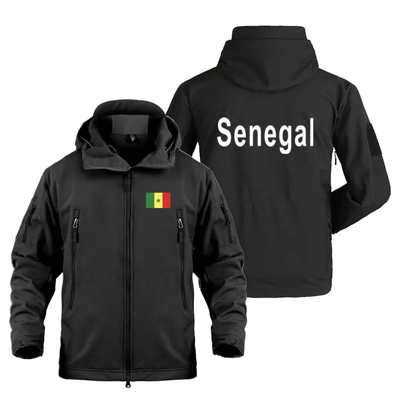 

Top Autumn Winter Senegal Military Trip Outdoor Jackets for Men Fleece Warm Windproof Waterproof SoftShell Man Coat Jacket New
