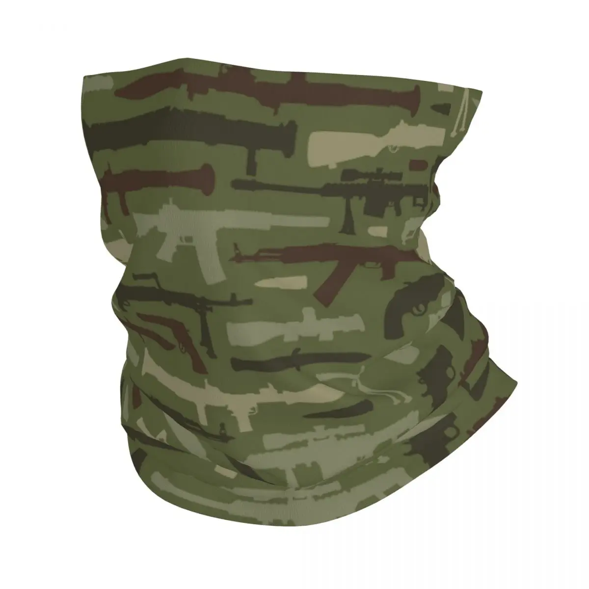 

Vintage Military Weapons Gun Bandana Neck Gaiter Balaclavas Face Mask Scarf Multi-use Headwear Outdoor Sports Adult Washable