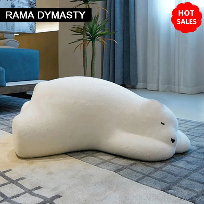 Papa Bear Sofa Leisure Living Room Lazy Animal Child Seat Creative Designer Polar Bear