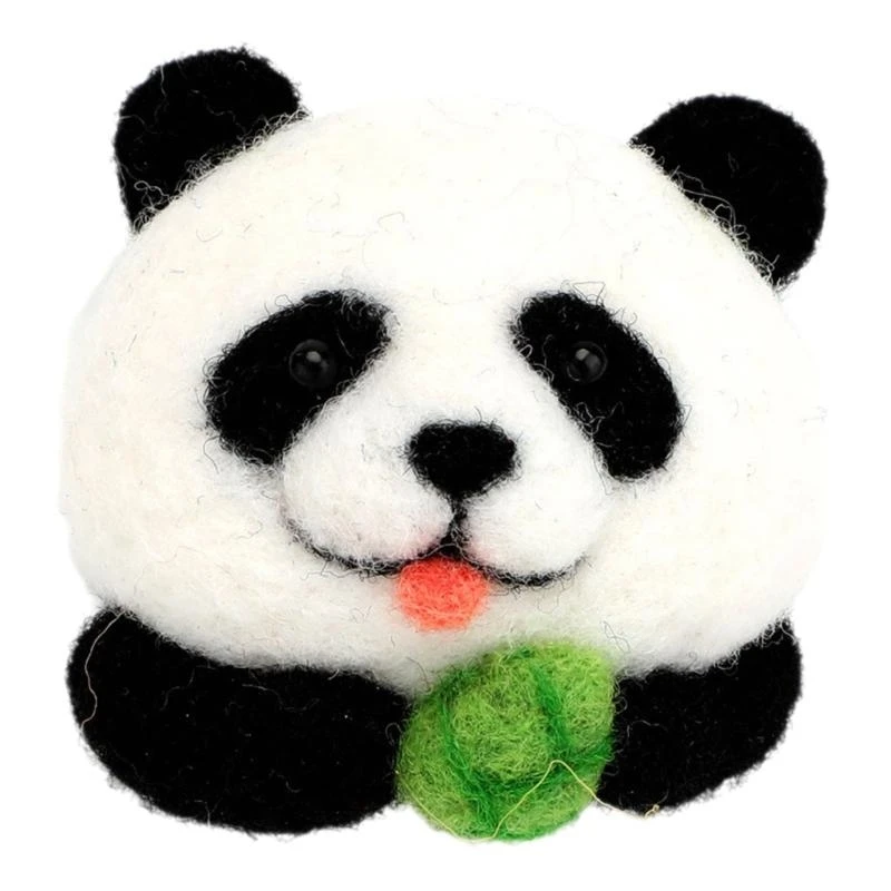 Lovely Animal Brooch Needle Felting Starter Kits Pins Needle Felting Kits Wool Tool for Woman Y5GB