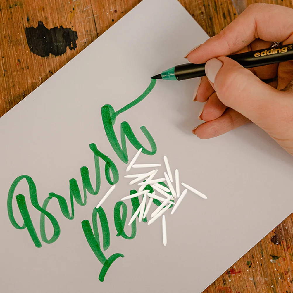 페인트 펜 리필 마커 펜촉, 오일 팁 펜, 고급 아크릴 마커, 섬유 학생, 30 개