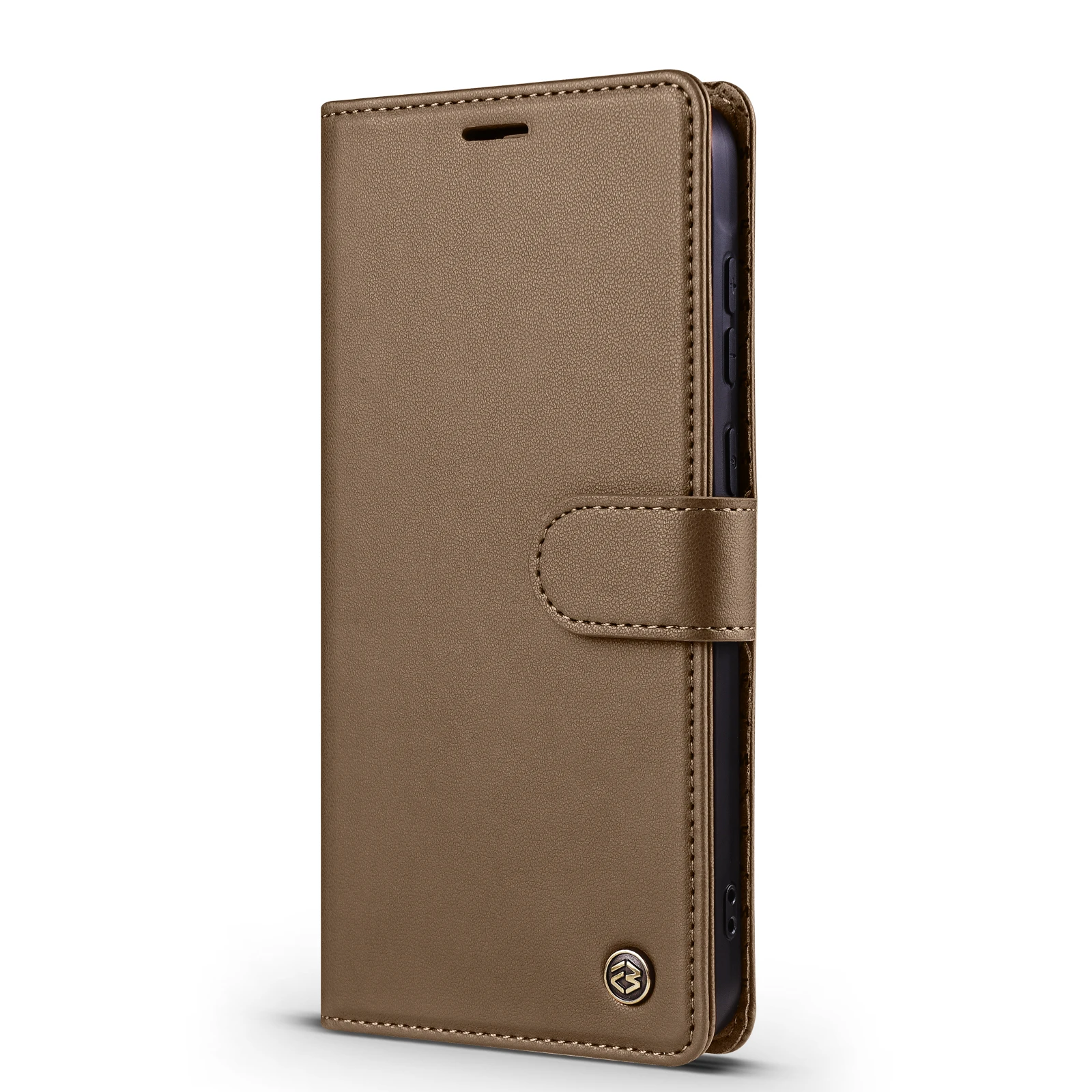 Deluxe Flip Leather Anti-Theft Wallet Phone Case