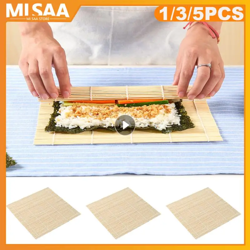 BambooRollingMatForSushiDIYOnigiriRiceBallsJapaneseSushi