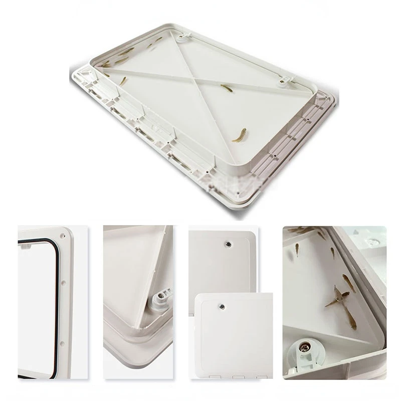 RV Hatch Cover Caravan Lock Boat Deck Plate Motorhome Square UV