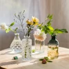 Small Transparent Flower Vase Mini Glass Vase Hydroponic Plant Bud Vase Nordic Home Decor Living Room Table Terrarium Decoration 3