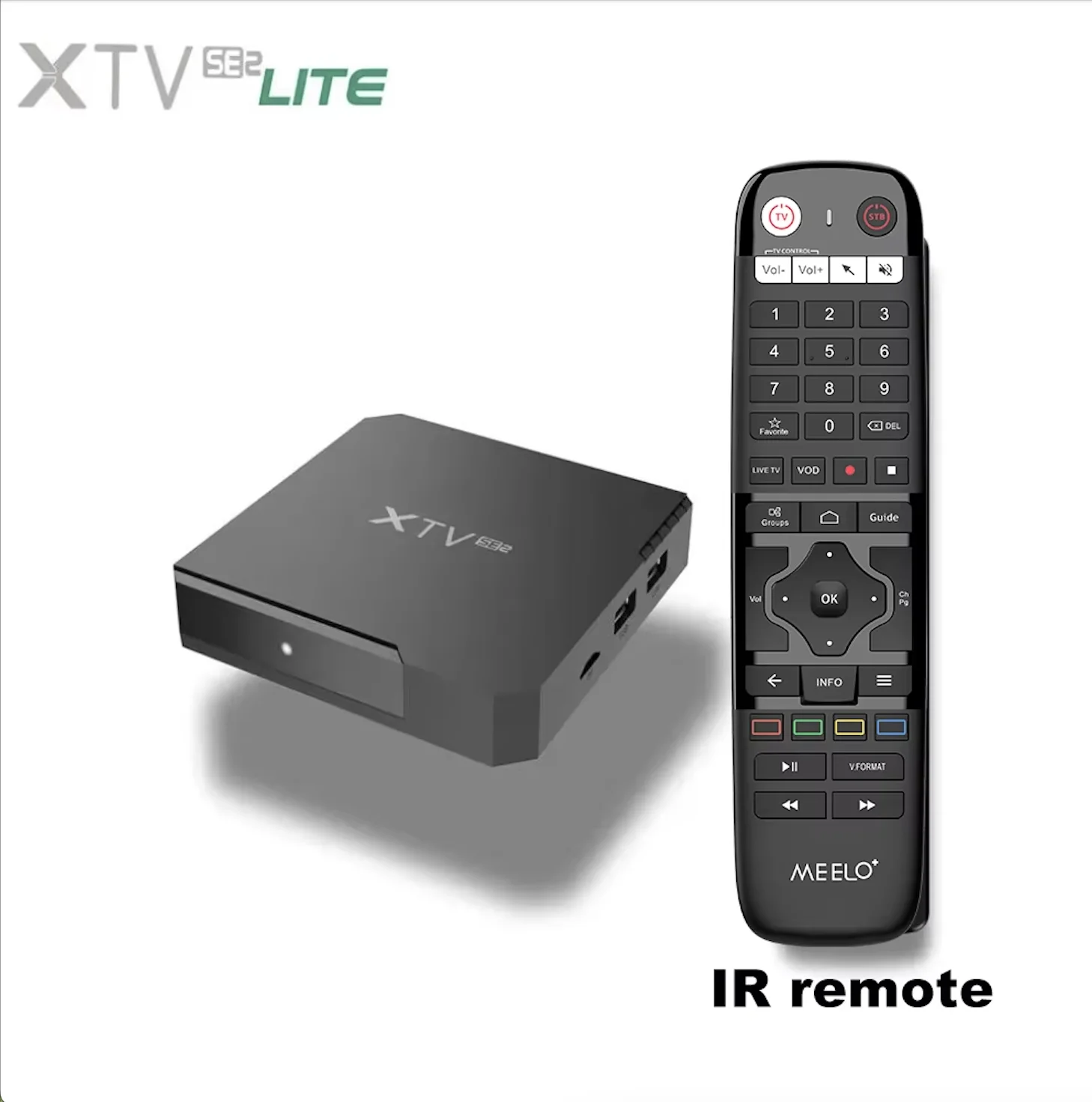 Meelo Plus XTV SE2 Lite 5pcs / 10pcs TV BOX Android 11 Amlogic S905W2 4K 2G RAM 8G ROM BT My1tv