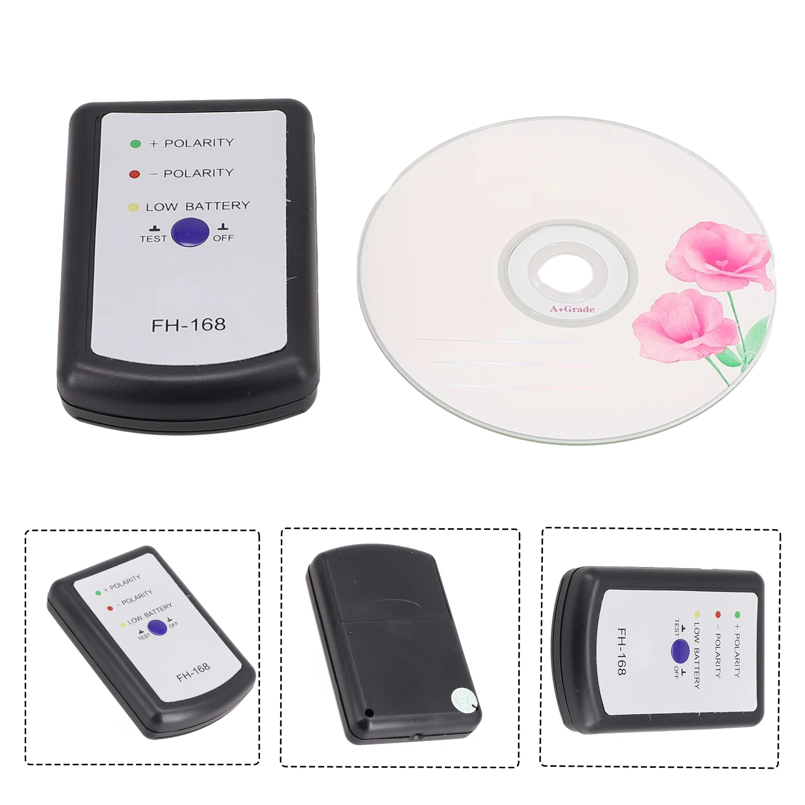 1pcs Universal Car Speaker Polarity Tester car phase tester PH Phase Meter Without Battery Phasemeter FH-168 Car Audio System