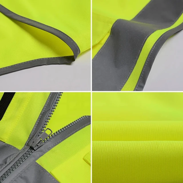 High Visibility Custom Logo Safety Vest