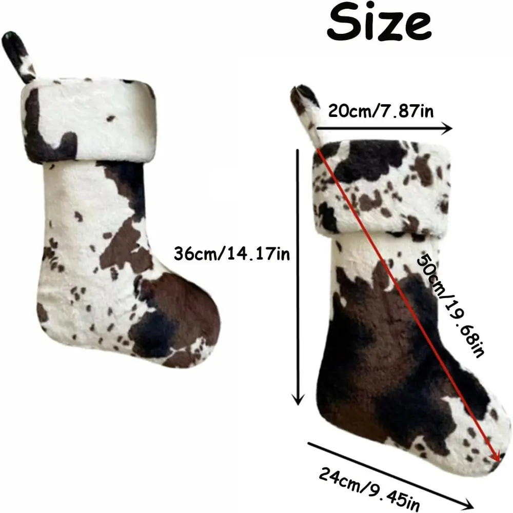 Cow Print Christmas Stocking 6 | Cow Print Christmas Stocking 6